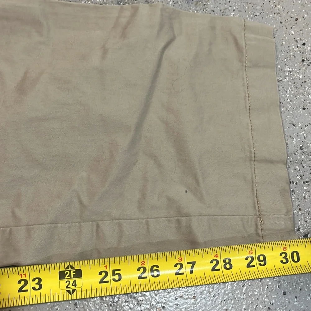CALVIN KLEIN MENS COTTON SLIM FIT PANTS KHAKI TAN SIZE 32